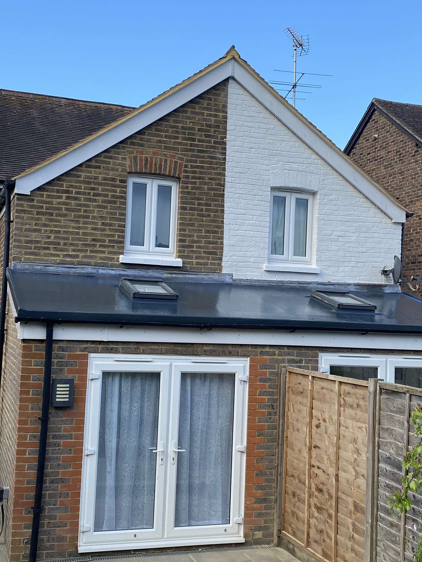 Dormer flat roof & rendering